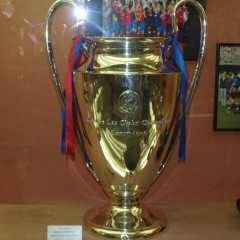 Pokalen er fra FC Barcelonas pokalsamling 2009